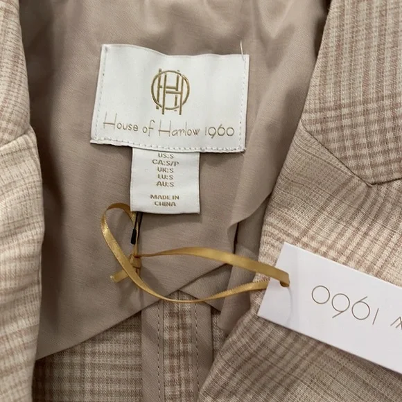 House of Harlow Plaid Blazer - Picture 2 of 6